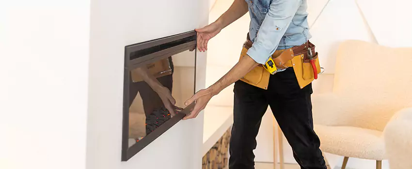 Metal Fireplace Installation in King of Prussia, Pennsylvania