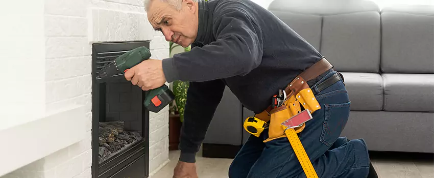 New Indoor Fireplace Installation in King of Prussia, Pennsylvania